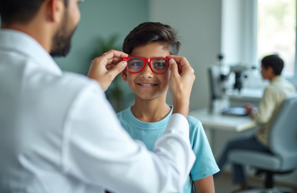 August is Children's Eye Health & Safety Month, which makes it a reasonable time to cover what actually matters here — when eyes should be examined, why a school screening isn't the same thing, and what's worth watching for at home.